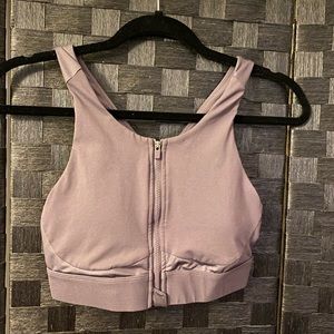 Fabletics sports bra grey
